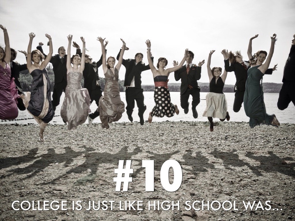 Top 10 Myths - College