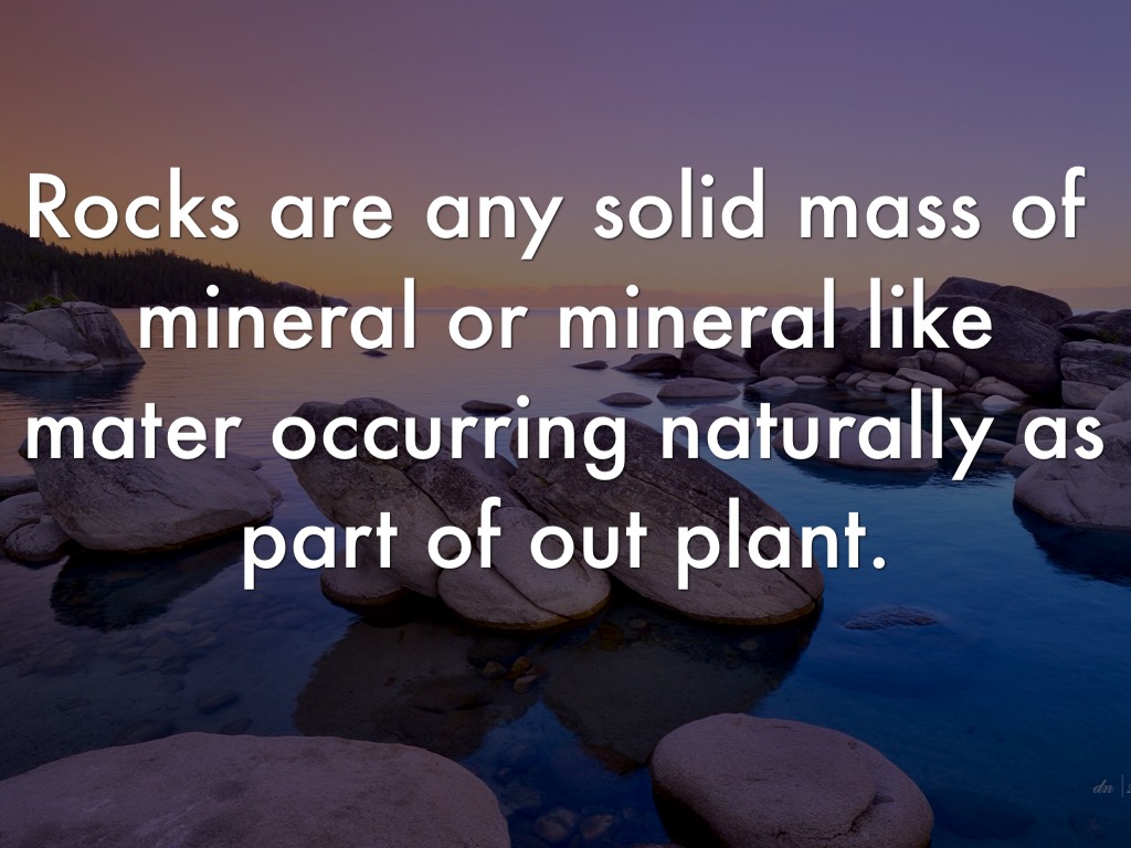 Statements About Rocks Rocks by Madi Holmes