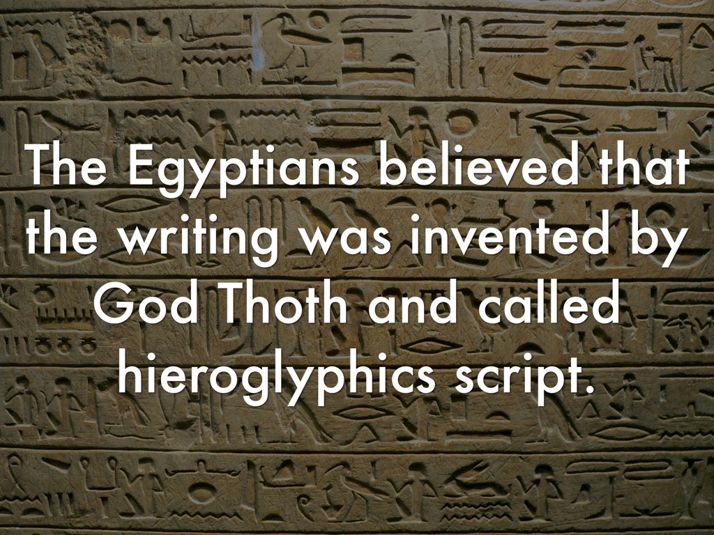 😍 Who created hieroglyphics. Ancient Egyptian History for Kids