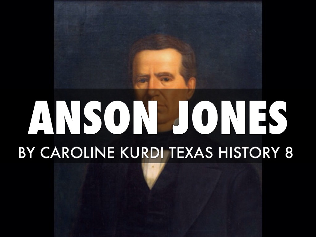 Anson Jones by Caroline Kurdi