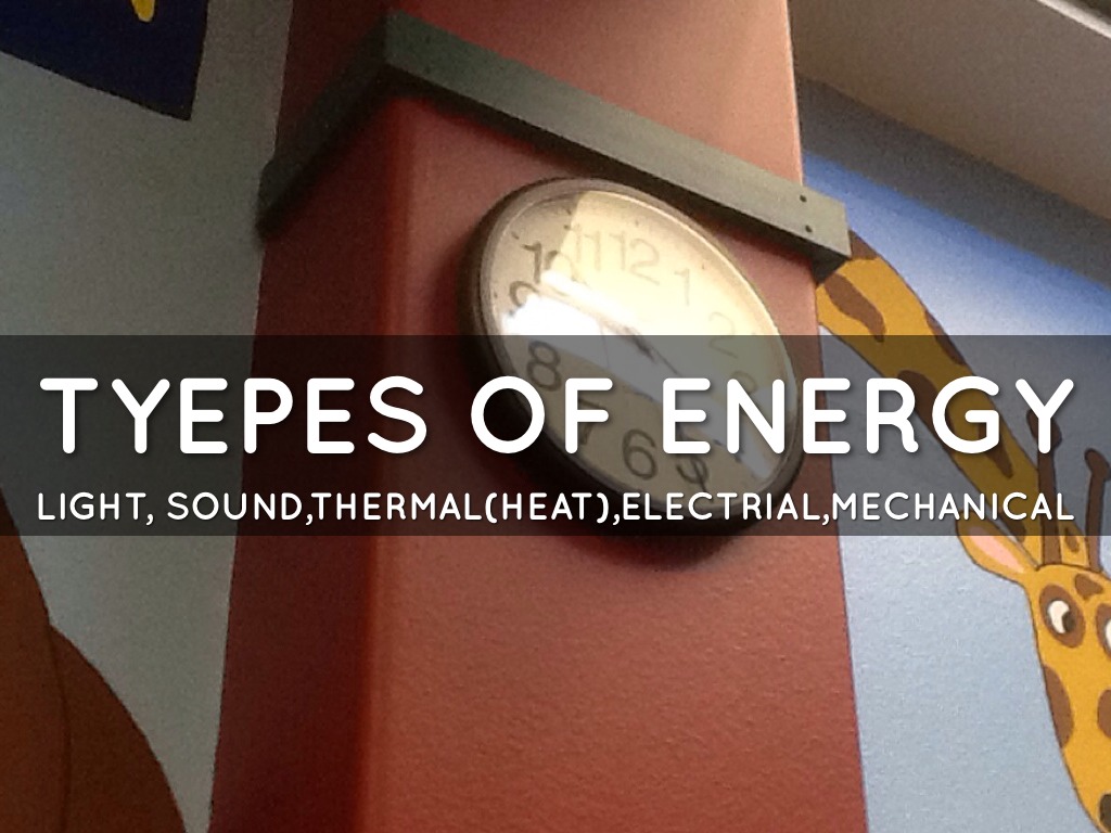 Types of energy