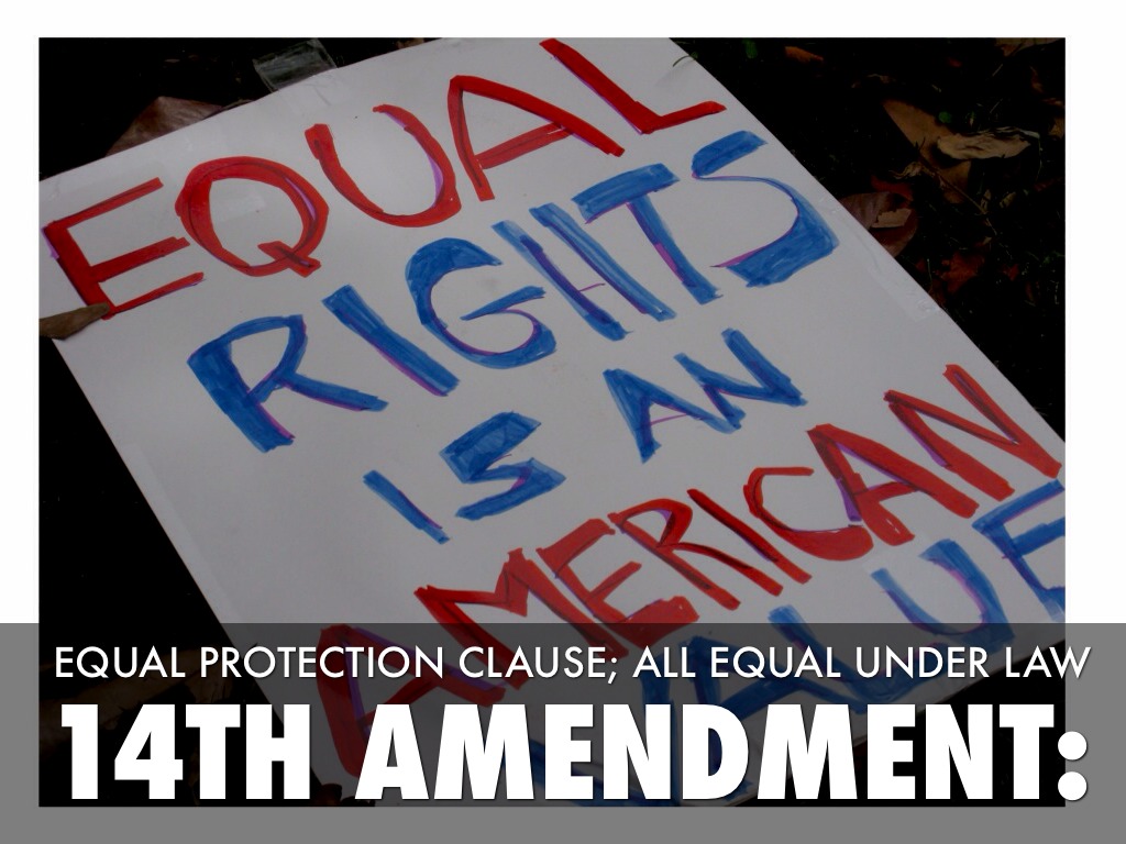 equal protection clause