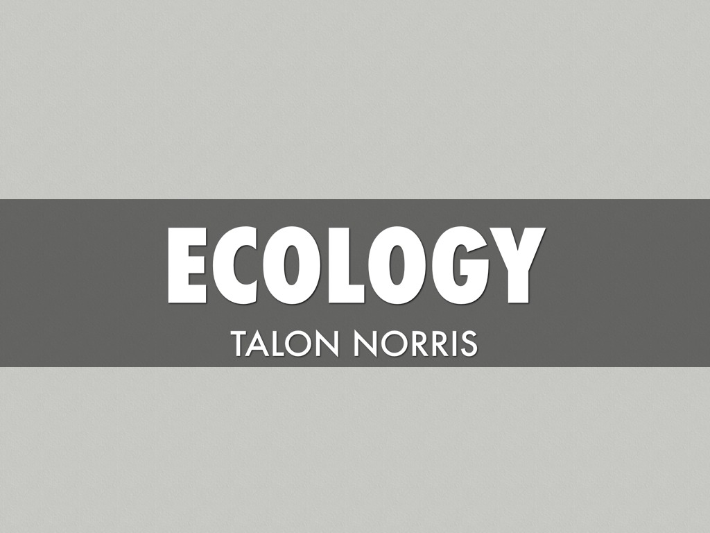 Ecology 