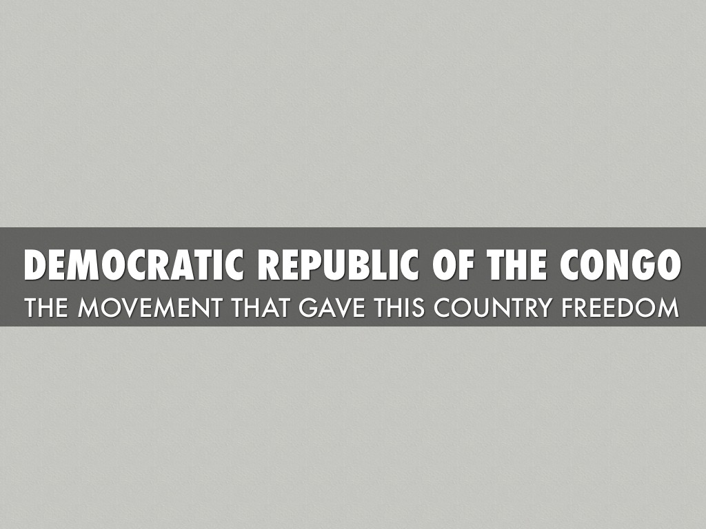 The Democratic Republic Of The Congo