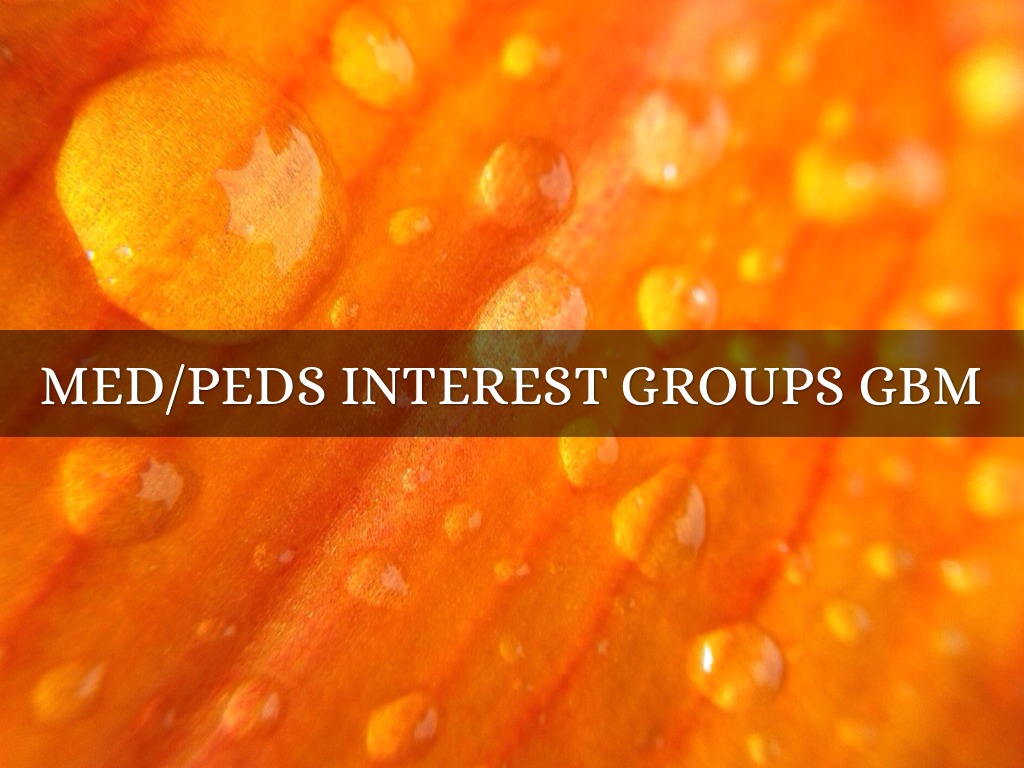 Med/Peds Interest Group GB M