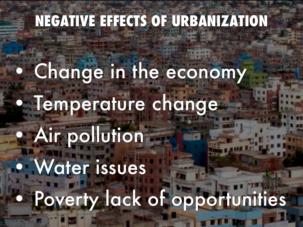 Urbanization By Ben Fletcher