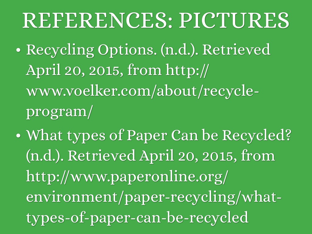 The Negatives Of Recycling by Sarah Maul