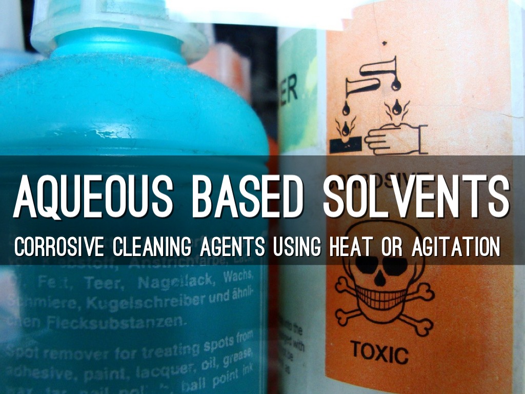 Solvents, soaps And Cleaning Solutions by Seth James