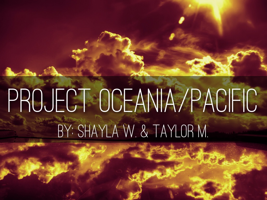Project Oceania/Pacific 
