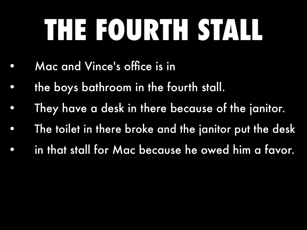 The Fourth Stall by Fernando Zuniga