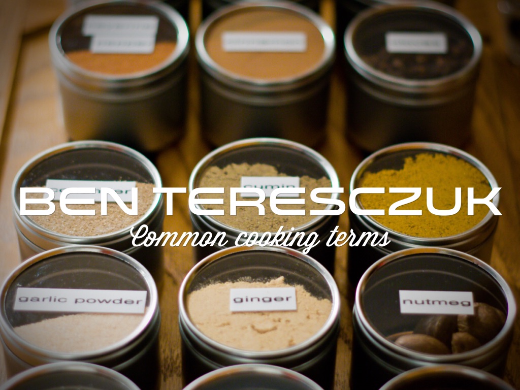 Common Cooking Terms