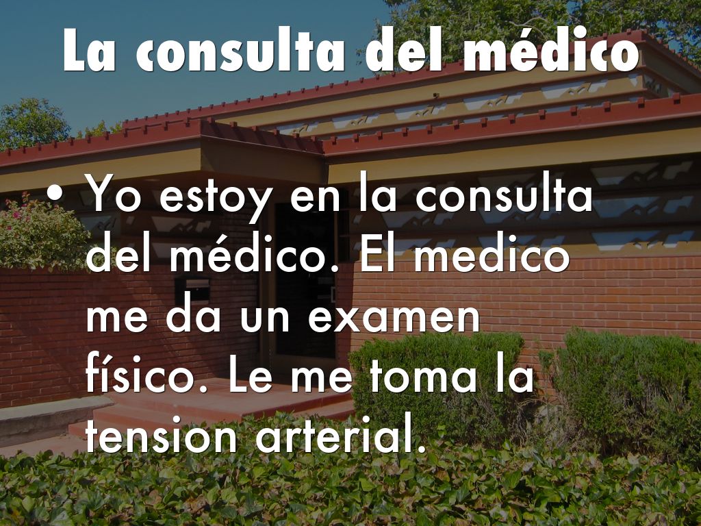 La consulta del médico