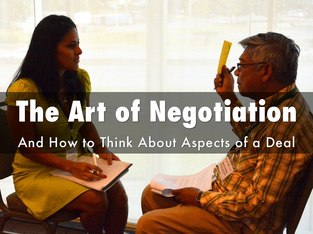 The Art of Negotiation by Jian Xiang Tan