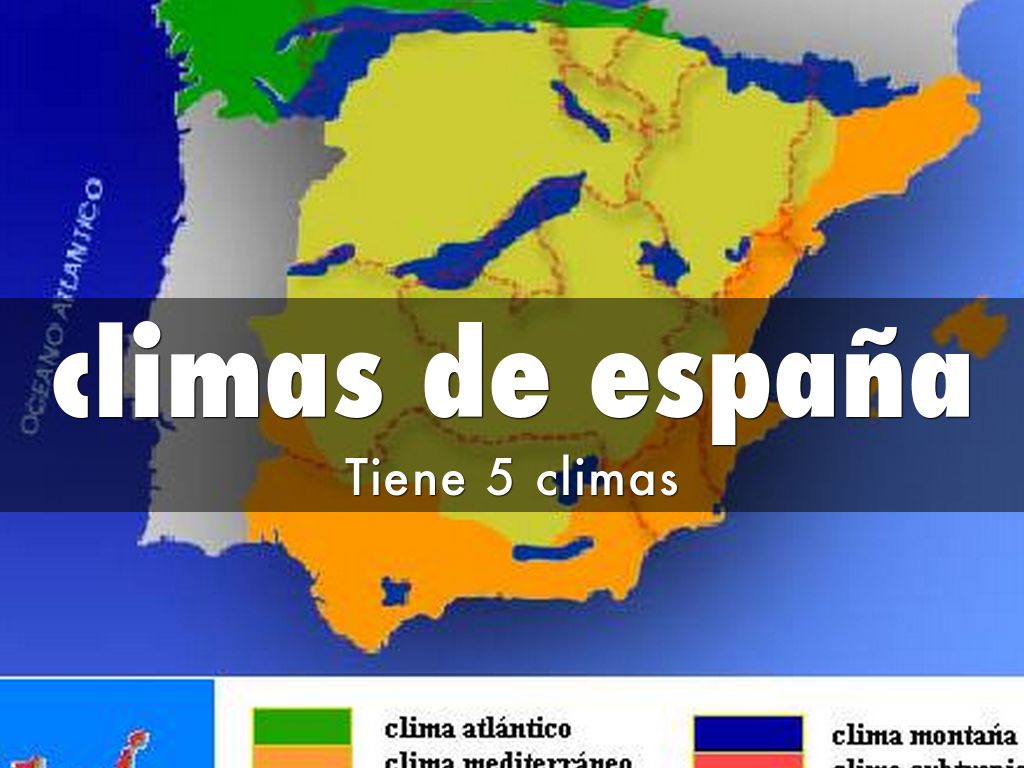 climas de españa