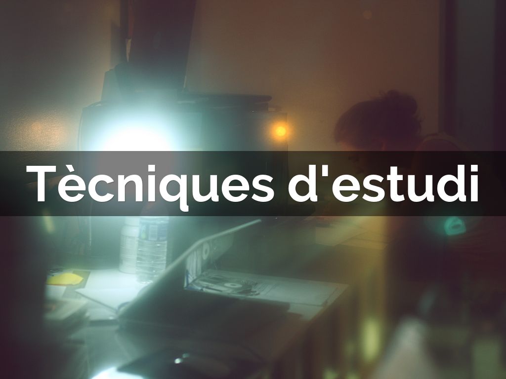 Tècniques d'estudi (I)