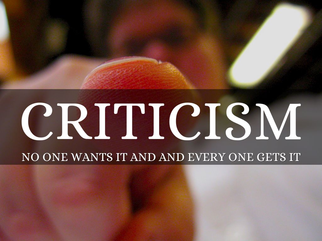 CRITICISM
