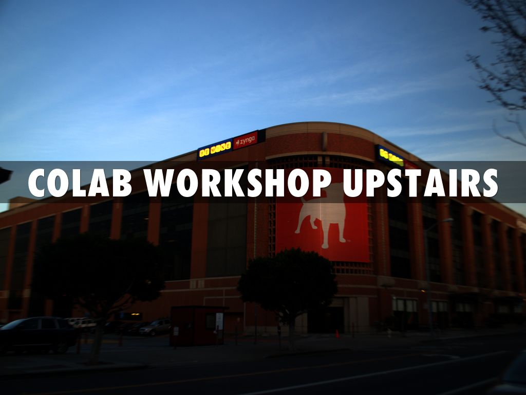 CoLab Workshop upstairs