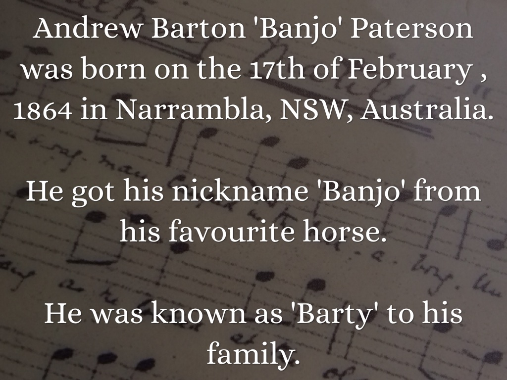 Banjo Paterson by Hana Makas