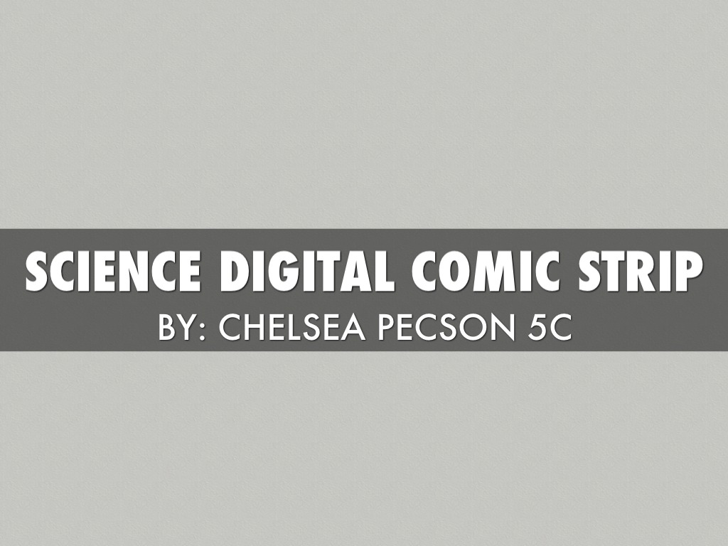 Science- Digital Comic Strip