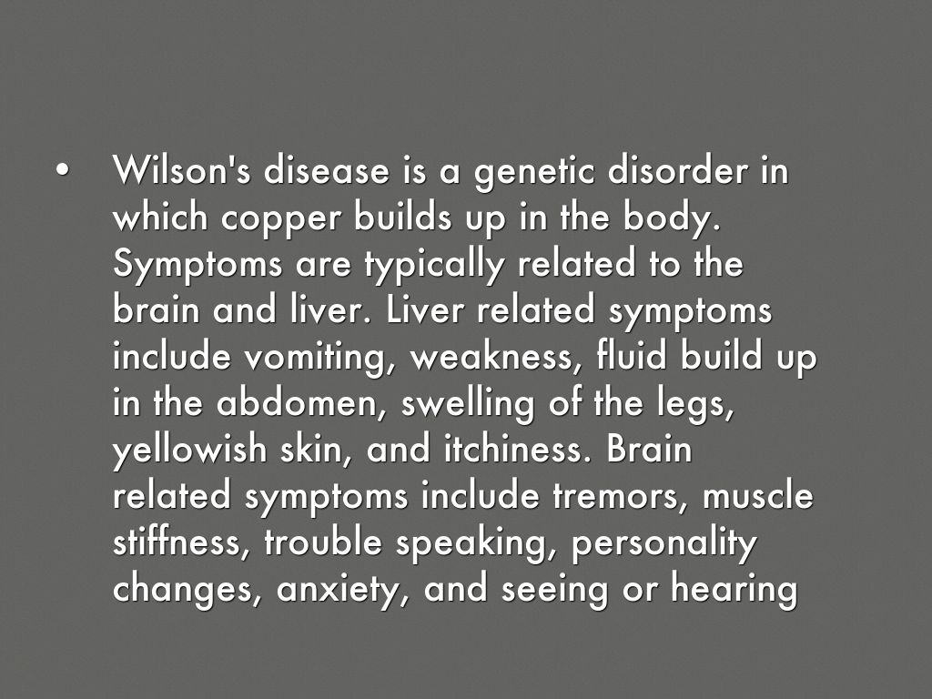 Wilsons Diseas