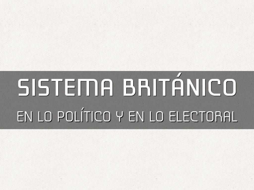 SISTEMA BRITÁNICO