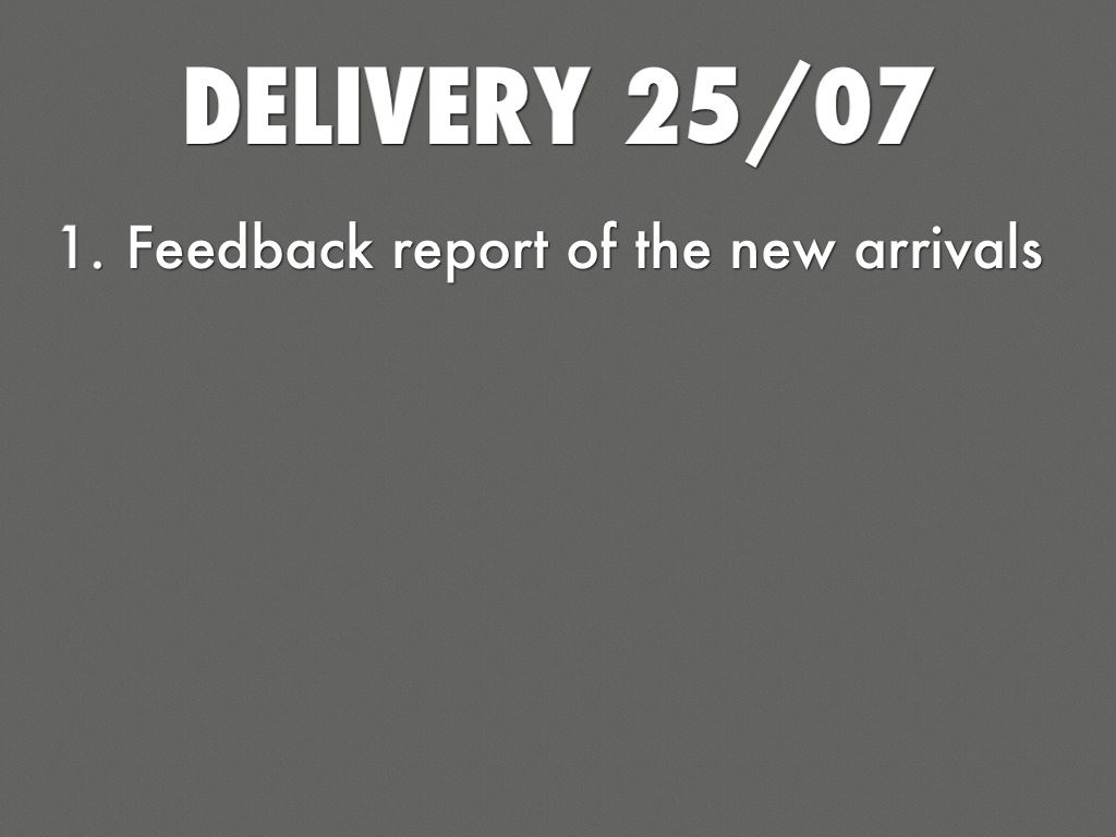 new arrives feedback 