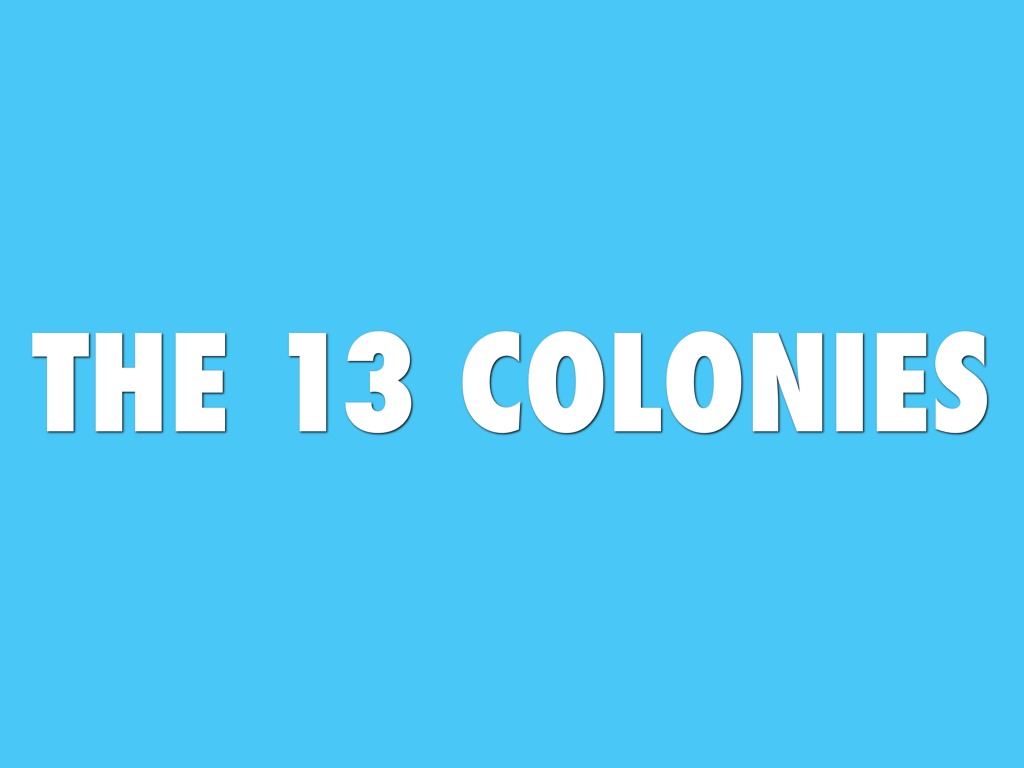 13 Colonies