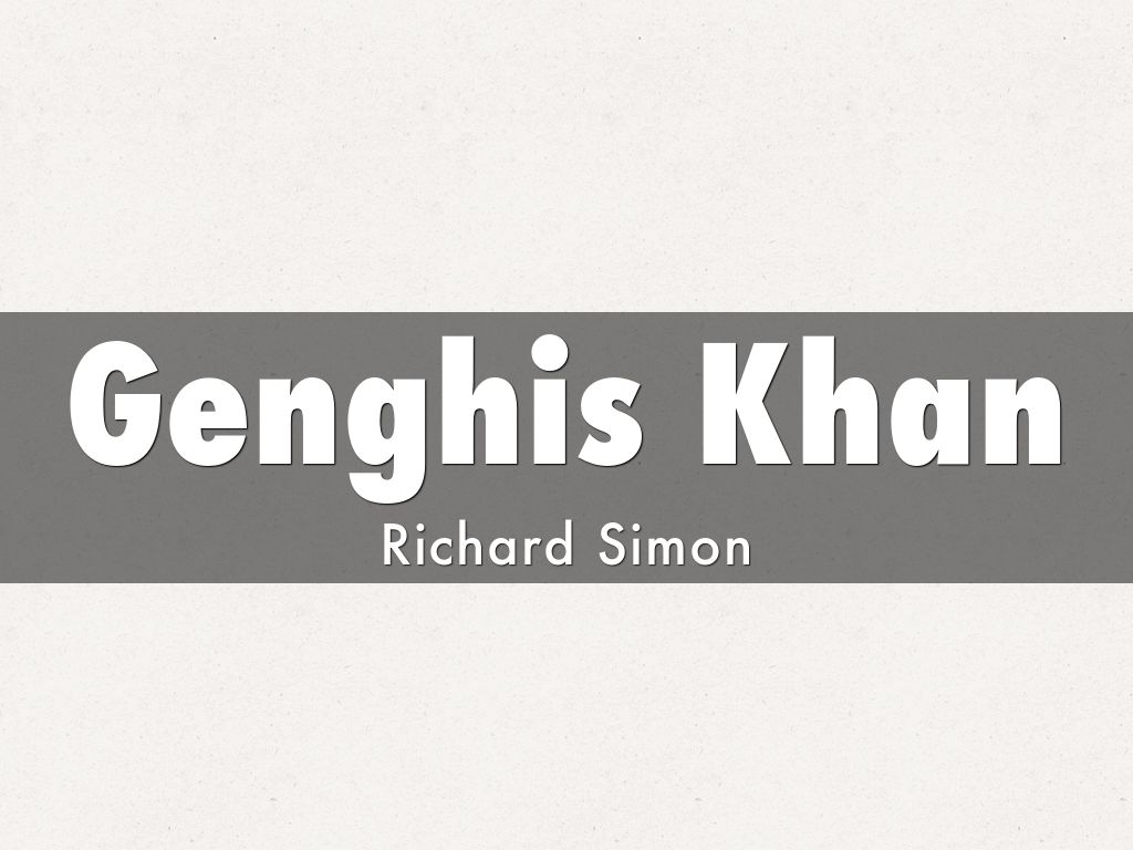 Genghis Khan