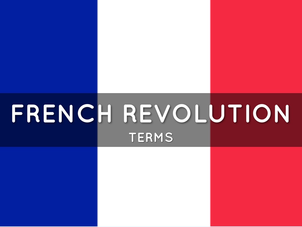 French Revolution Terms