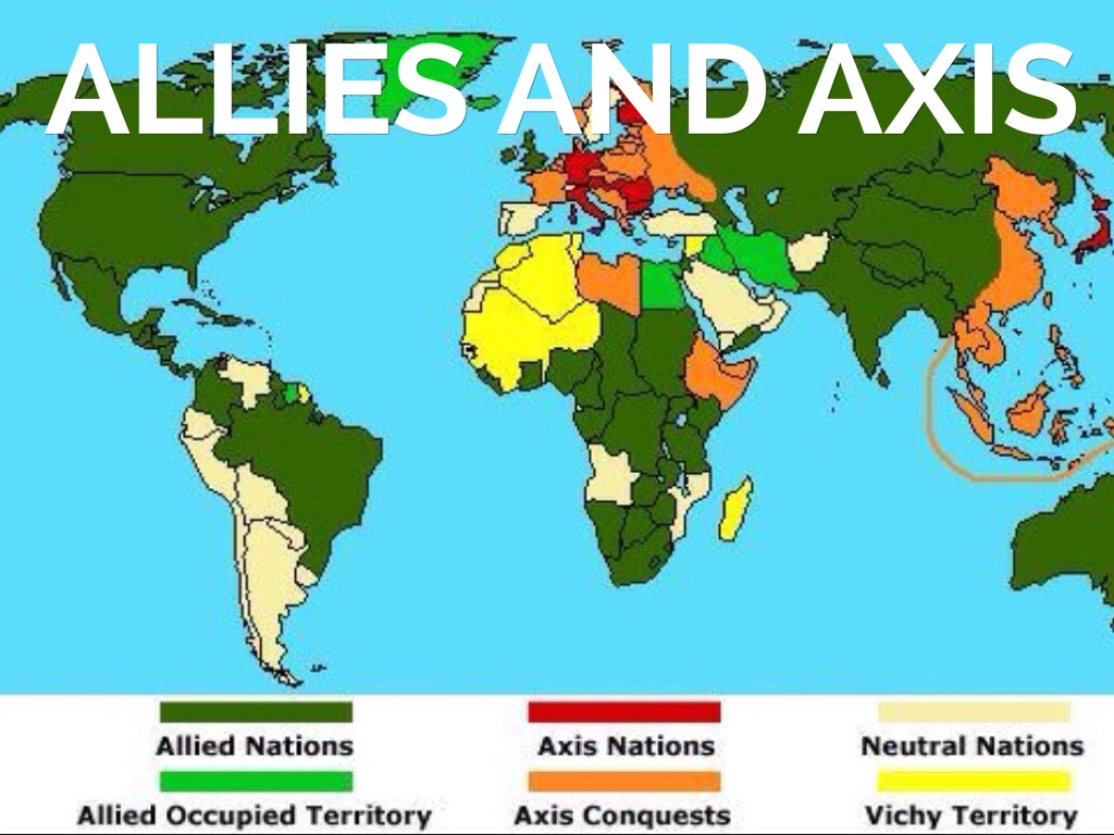 Ww2 Map Allies And Axis - World Map