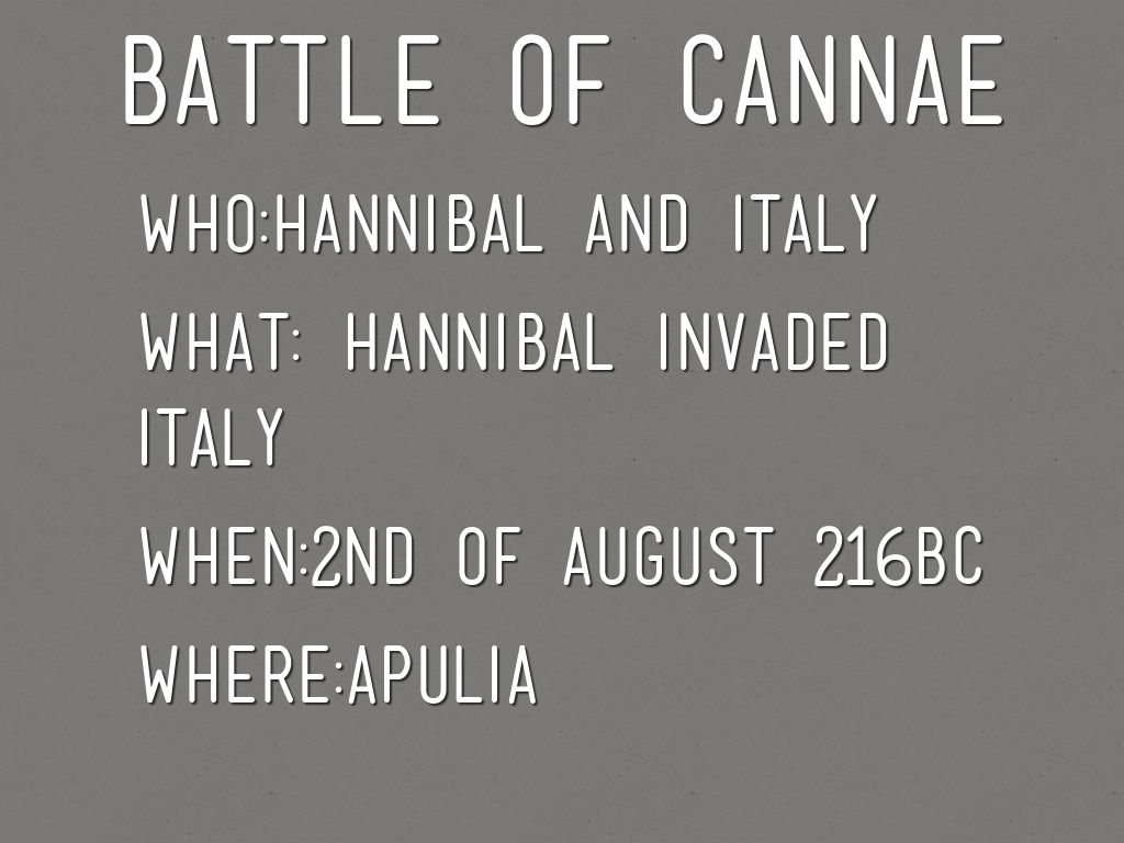 battle of cannae