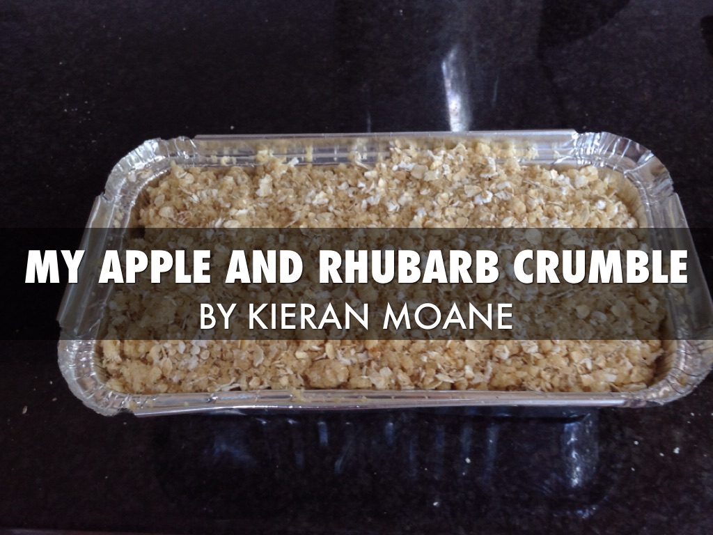 Apple And Rhubarb Crumble 