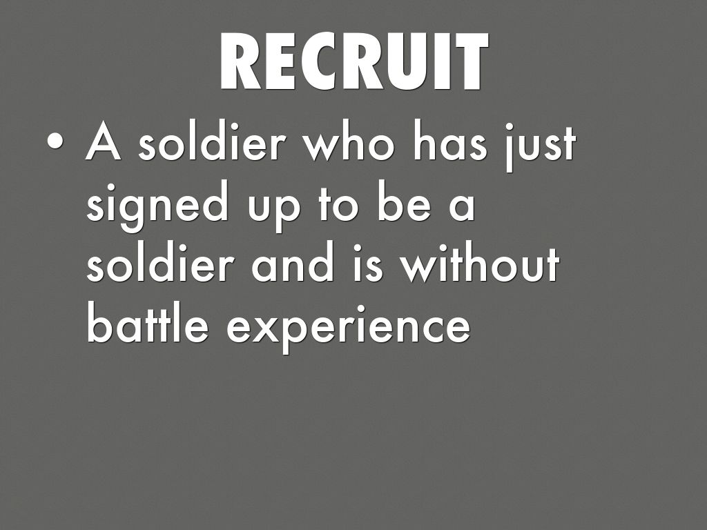 Civil War Vocab List 4 