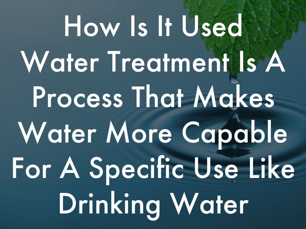 Copy of Water Treatment 