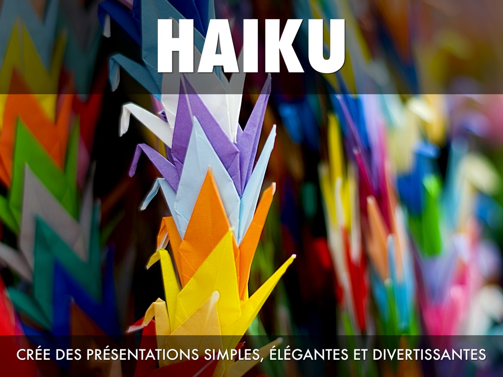 Qu'est-ce que Haiku Deck ?