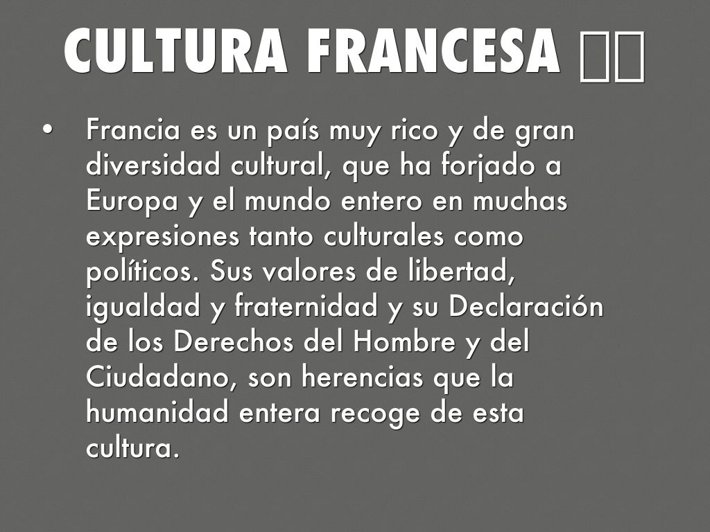Cultura Francesa 