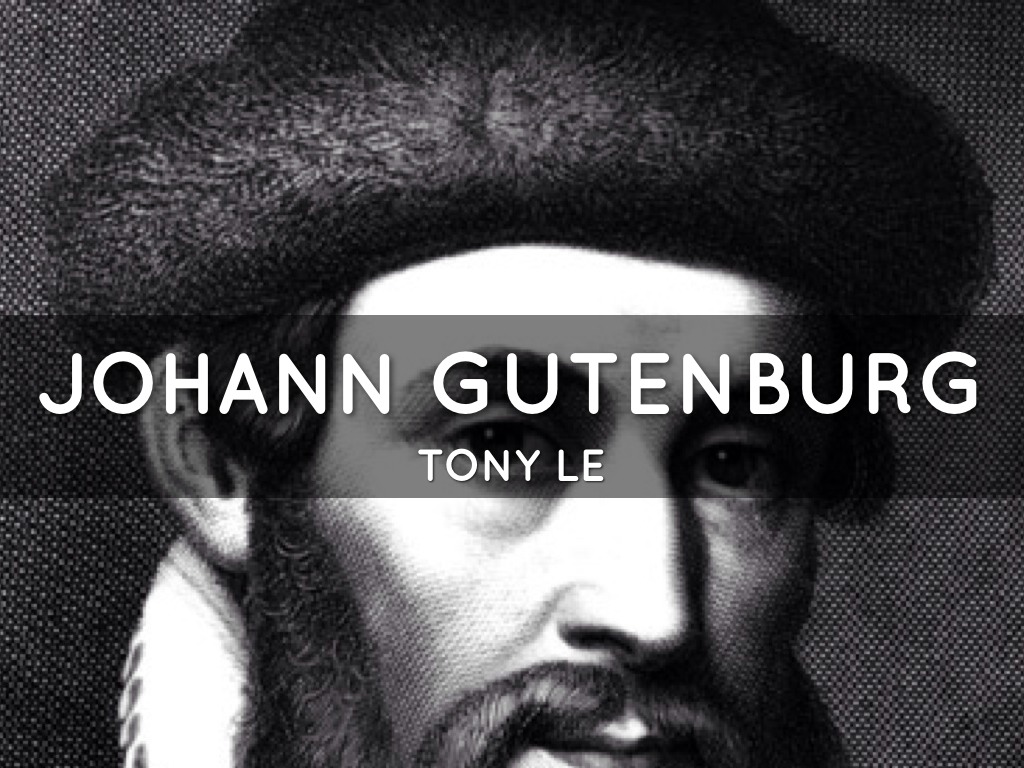 Johann Gutenberg Tony Le 5th Block