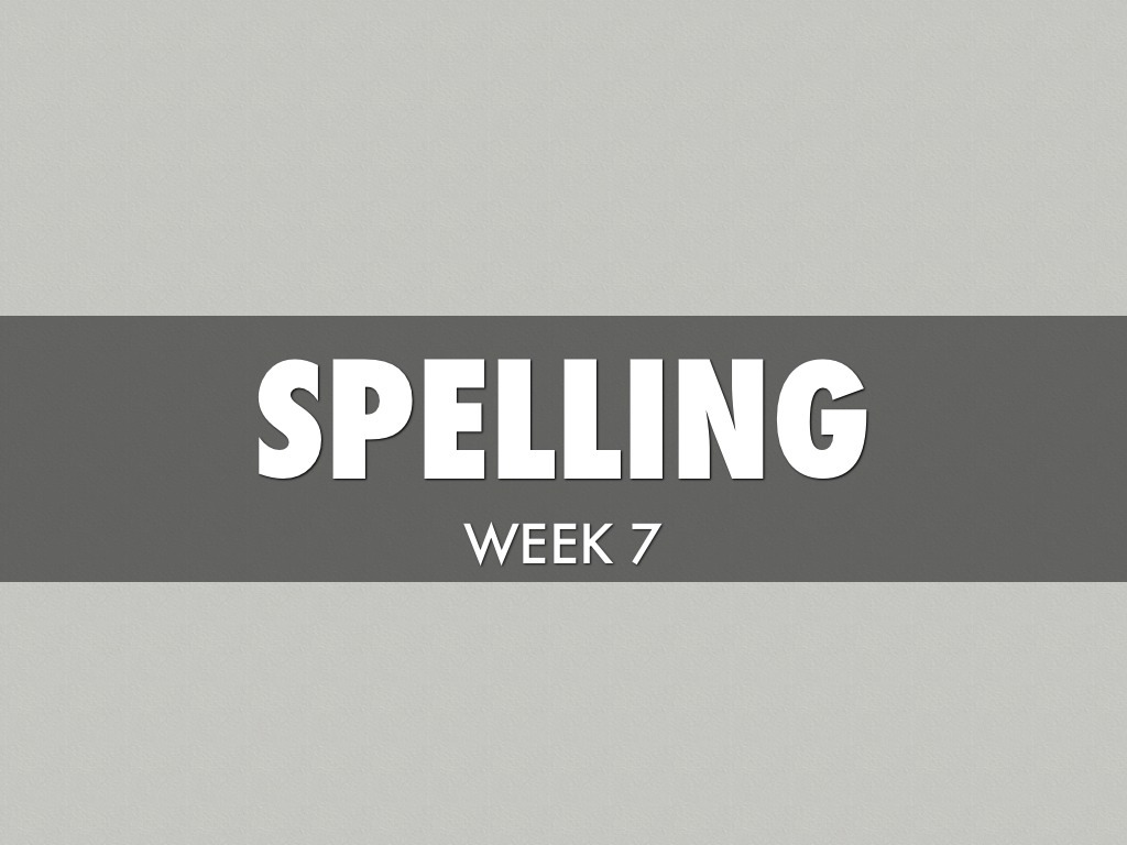 Spelling