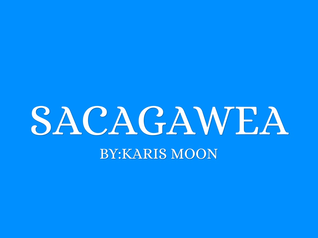 Sacagewea 