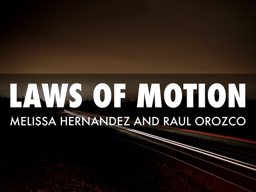 Newton's Laws of Motion