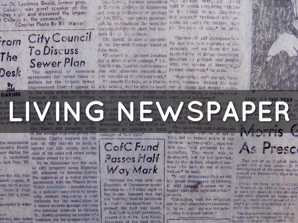 Living Newspaper