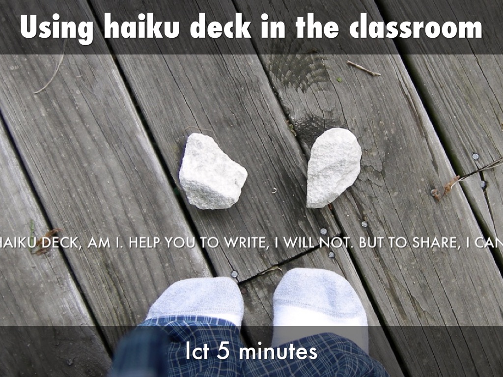 ict 5 minutes Haiku Deck