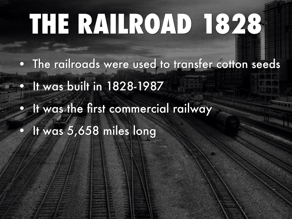 Title the railroad and the cotton gin by Jimmy Finnigan