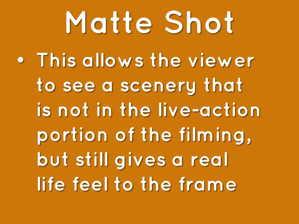 Camera shot presentation by emily.kabalin