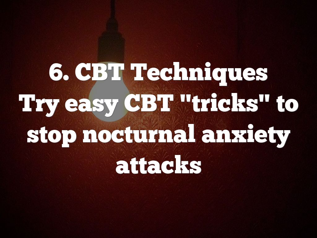 6 Ways to Prevent Night Anxiety by meital.james