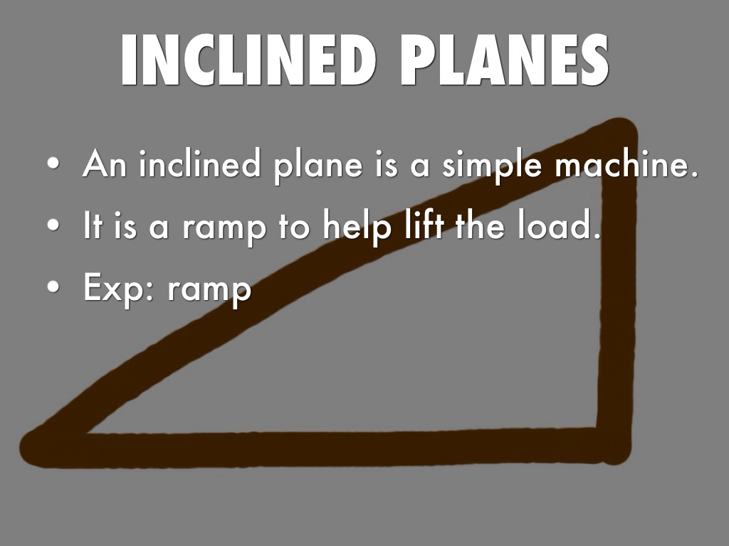 Define Ramp Simple Machine Simple Machines by Jada Mayes