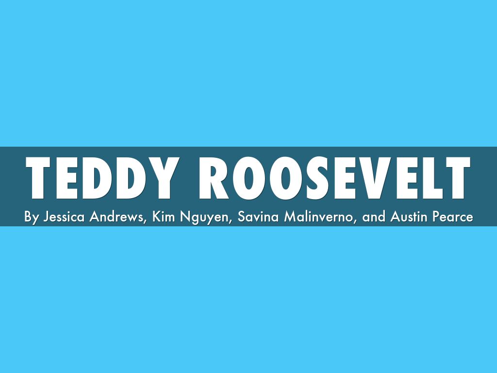 Teddy roosevelt