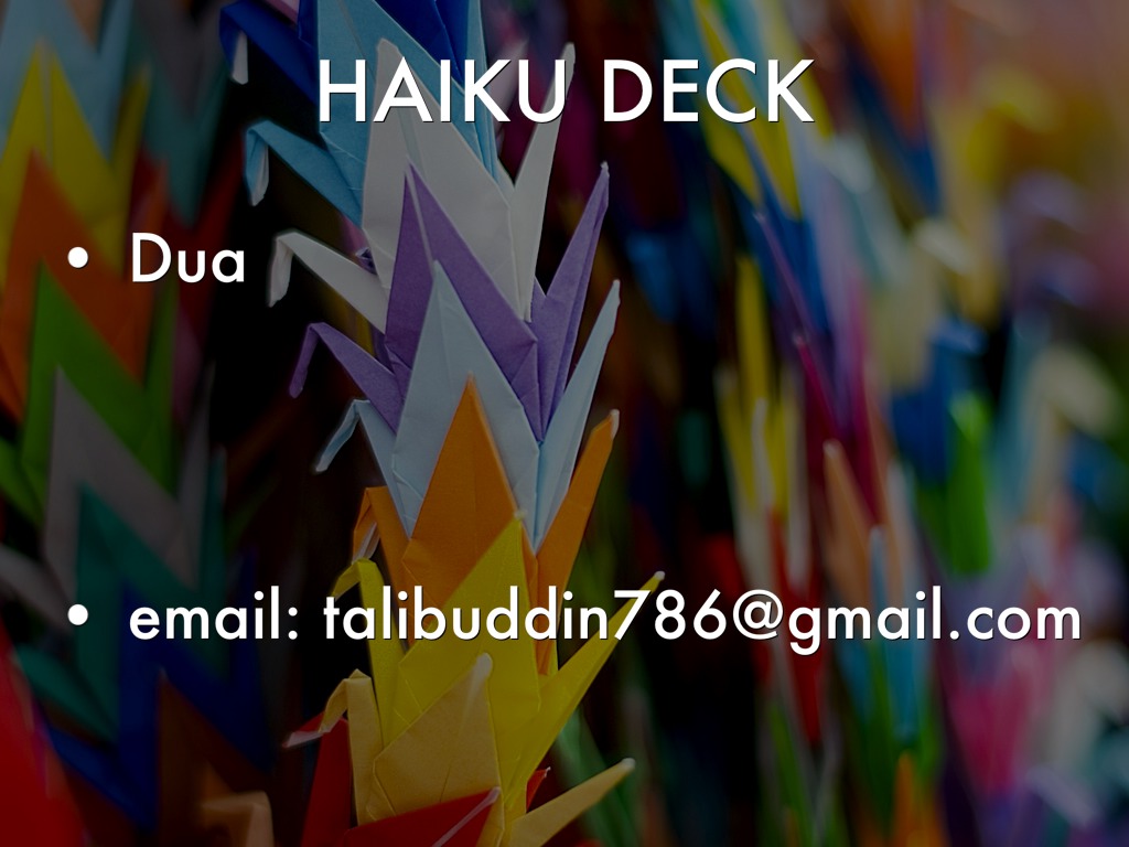 What Is Haiku Deck?