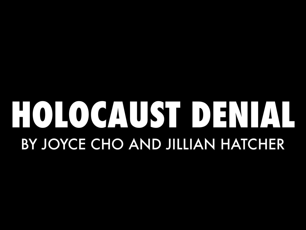 holocaust denials 