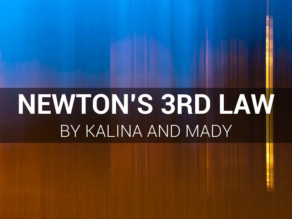 Newton's Third Law
